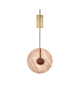 Travertine Disc Wall Lamp